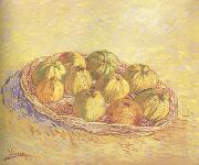 Vincent Van Gogh Still life wtih Basket of Apples (nn04) oil on canvas